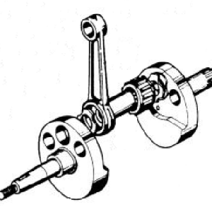 Crank shaft assembly Model 92 92B 92B+ 93 96 NOTE: See below for rebuilt crankshaft