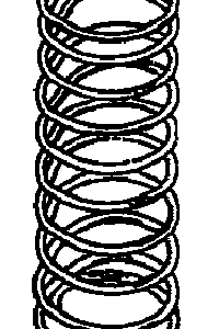 Throttle valve spring