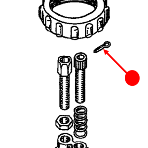 Throttle bar cotter pin