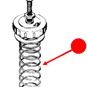 Throttle valve spring