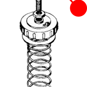 Mixing chamber top rubber cap