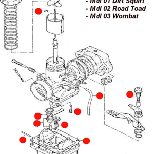 Model 99 01 02 03 / 26mm carburetor rebuild kit