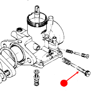 Throttle adjuster screw