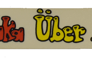 Hodaka Uber Alles Decal - 7/8" x 4 1/2"