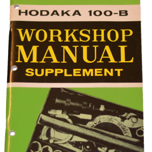 Used Original Stock Hodaka Supplement Workshop Manual for the Models 92B/92B+. (7" X 11")