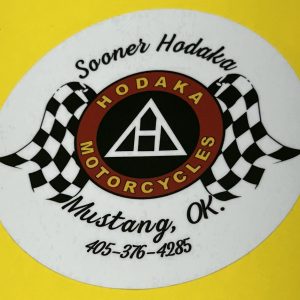 George Cone's "Sooner Hodaka" shop decal